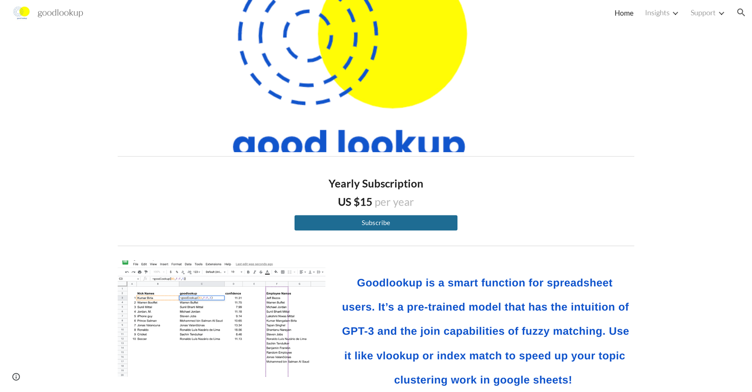 Goodlookup preview