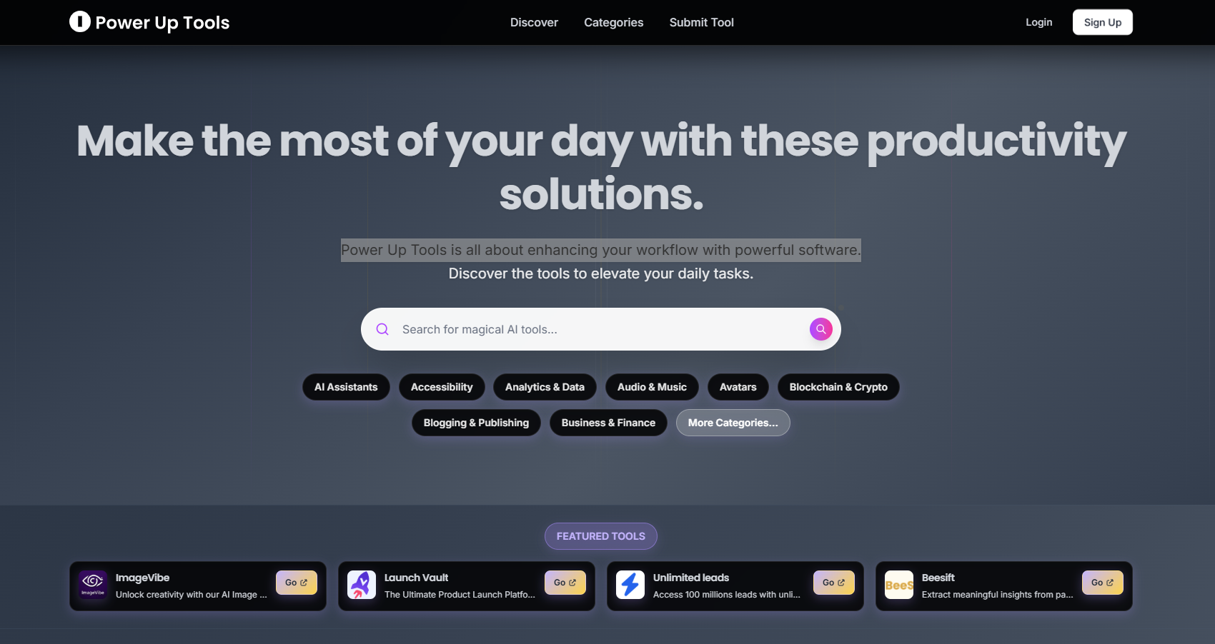 Power Up Tools preview