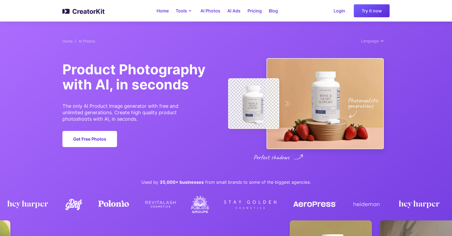 AI Product Photos by CreatorKit preview
