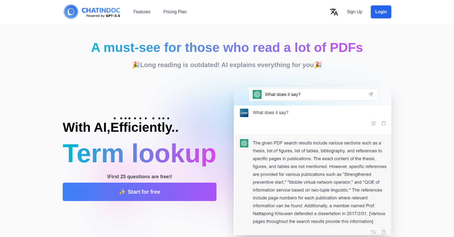 ChatInDoc preview