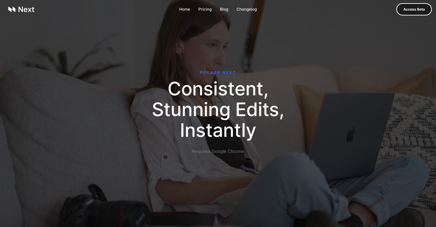 Polarr Next preview