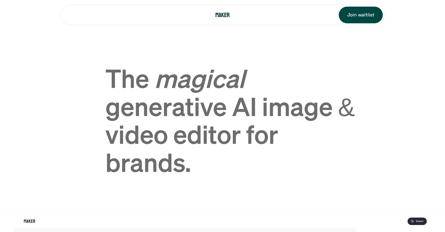 Maker AI preview