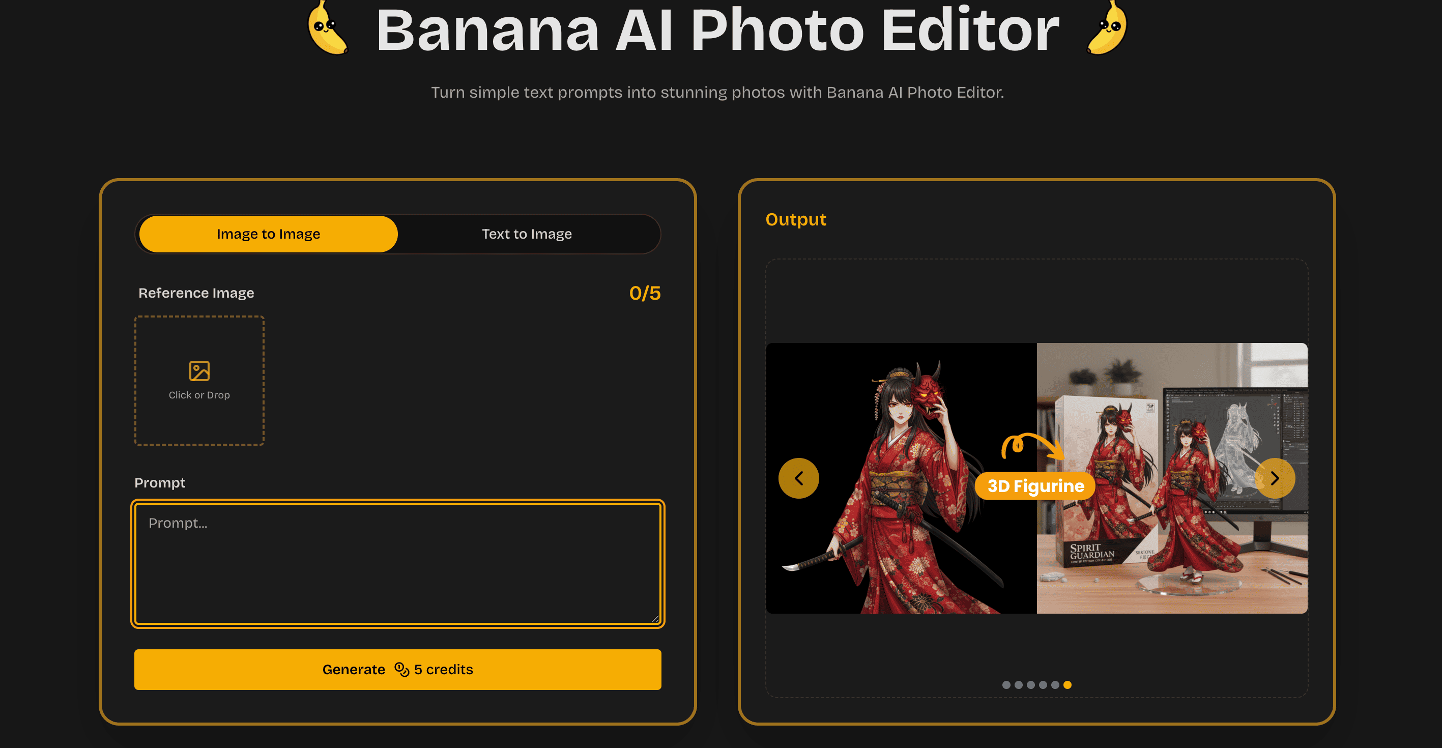 Banana AI preview