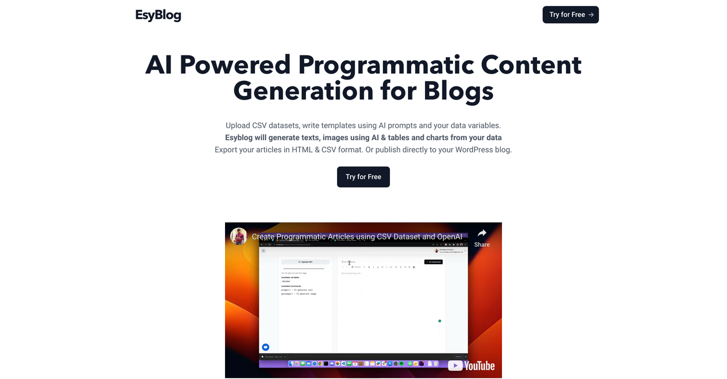 Esyblog preview