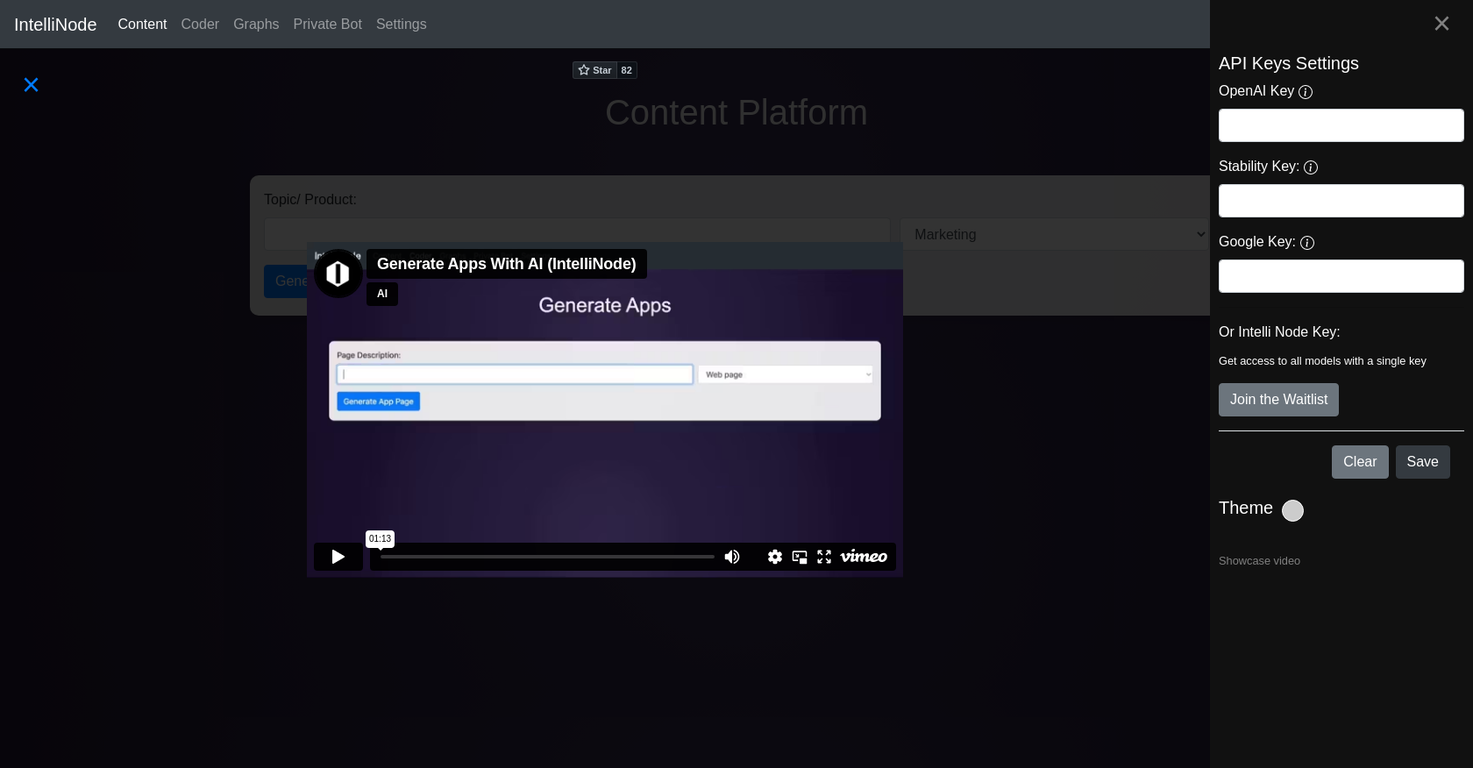 Intellinode preview