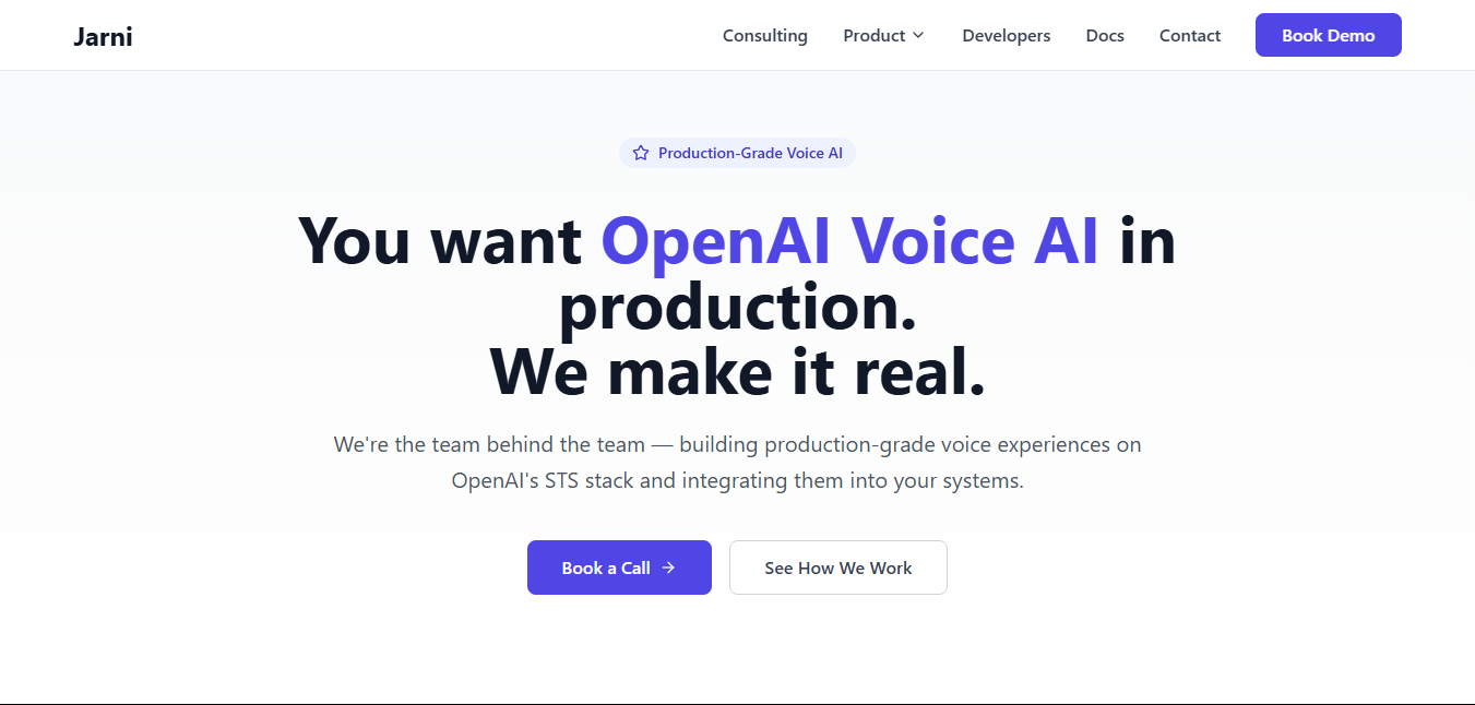 Jarni AI preview